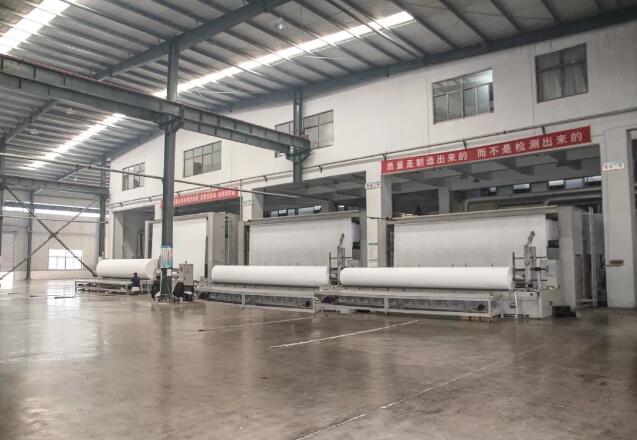 长丝聚酯胎前纺无纺布生产线